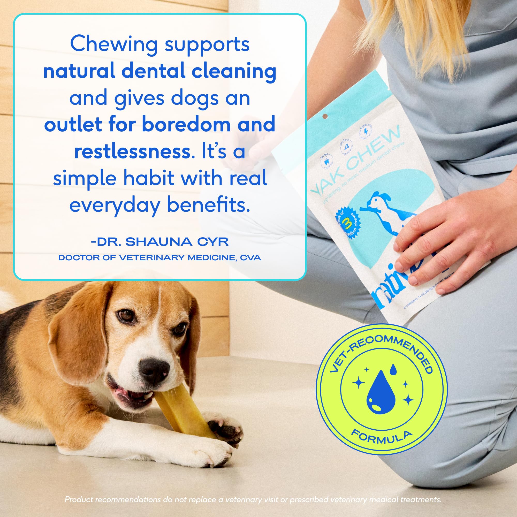 Native Pet Yak Cheese Himalayan: apto para perros medianos hasta 23 kg.