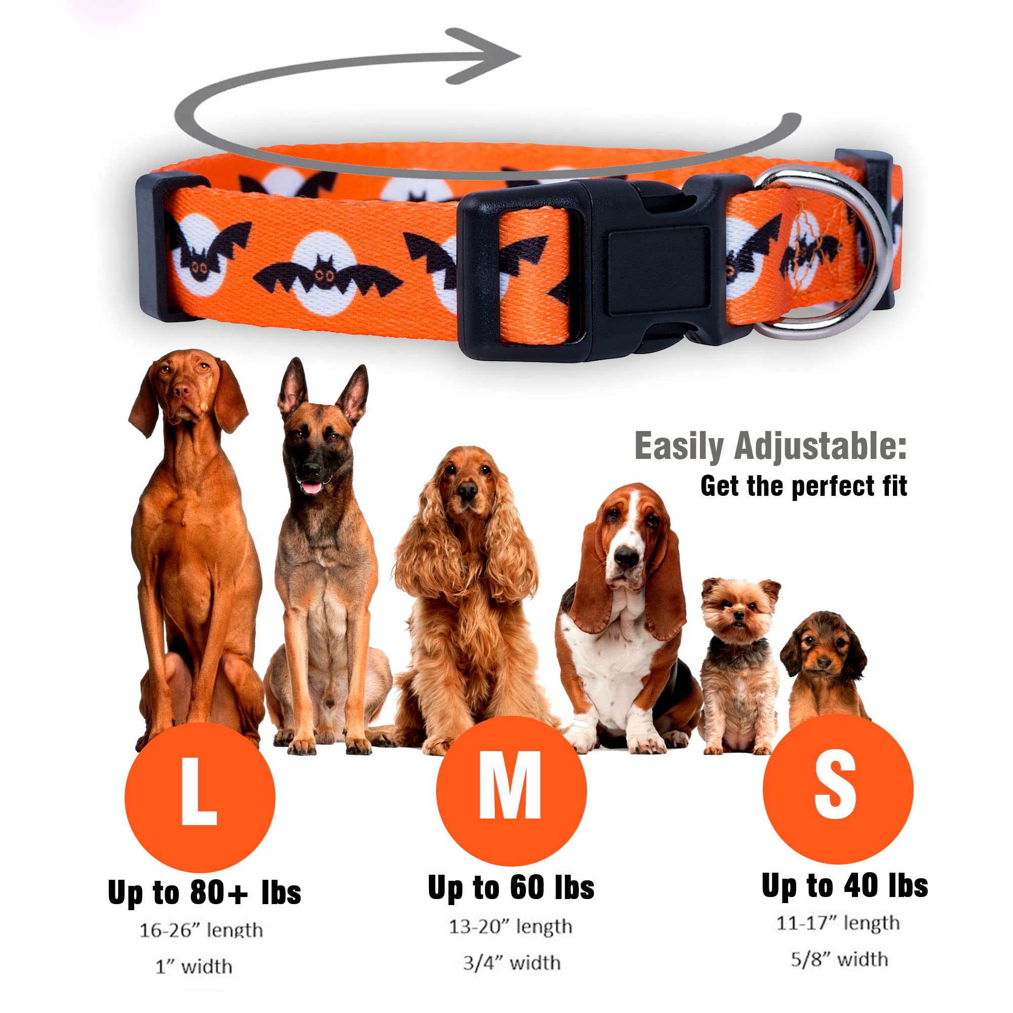 Native Pup collar Halloween fantasma: añade estilo seguro a cada caminata.