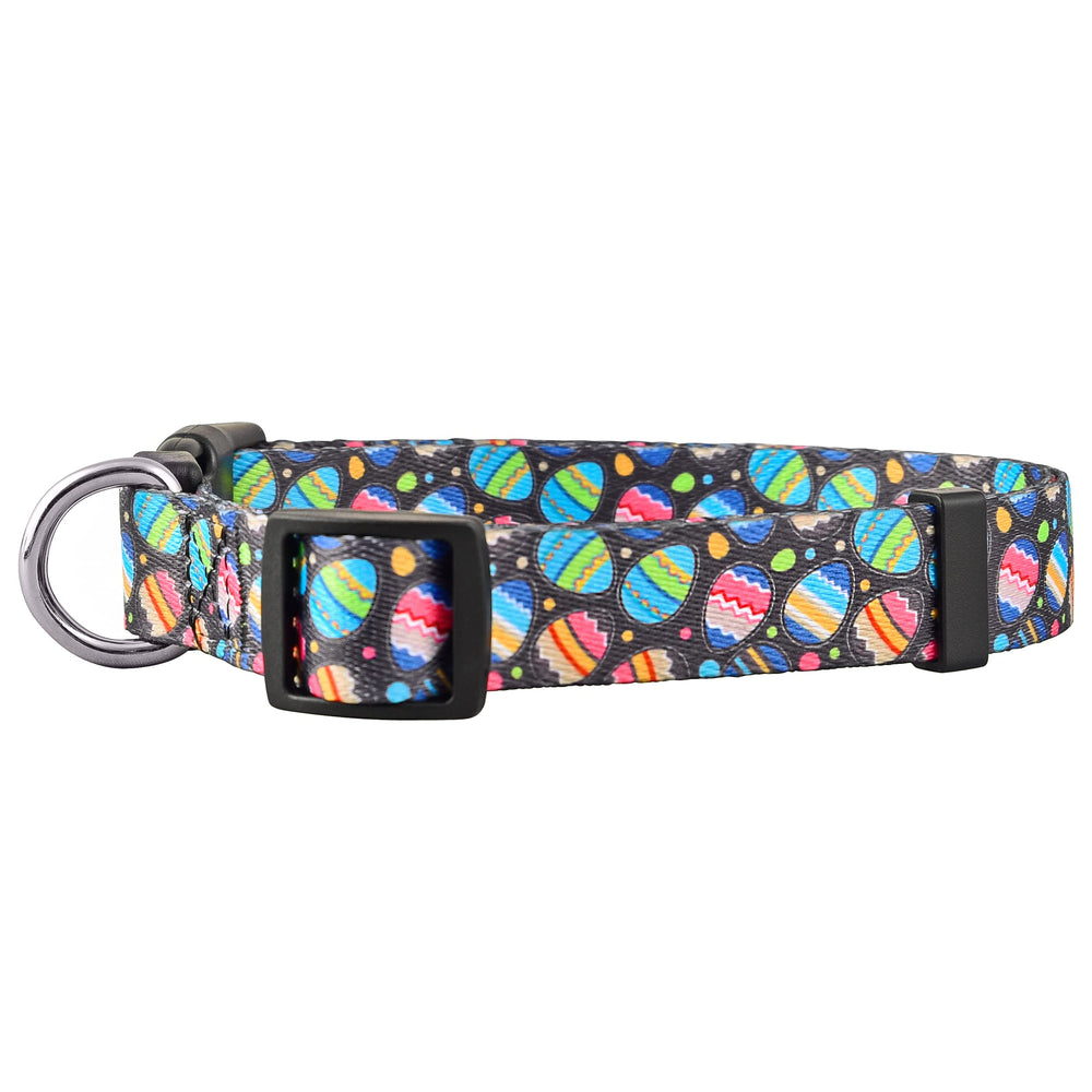 Collar Native Pup Pascua con patrón de huevos y pollitos para perros