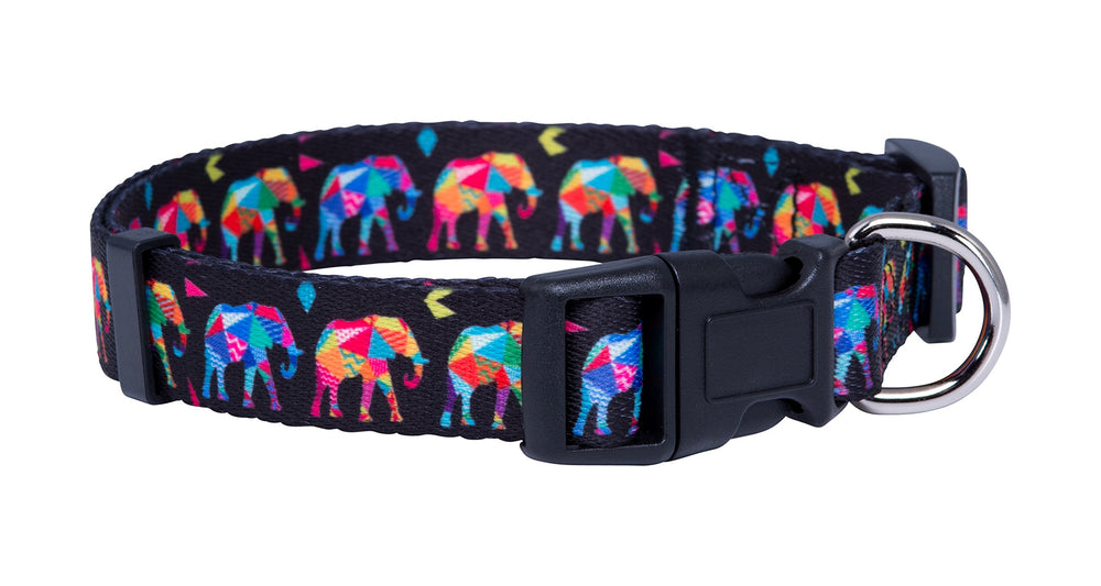 Collar Native Pup elefante con patrón africano para un estilo llamativo