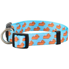 Native Pup collar de perro con tema de pavo, ideal para fotos festivas.
