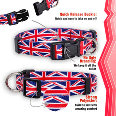 Uso diario con Native Pup Union Jack para estilo seguro.
