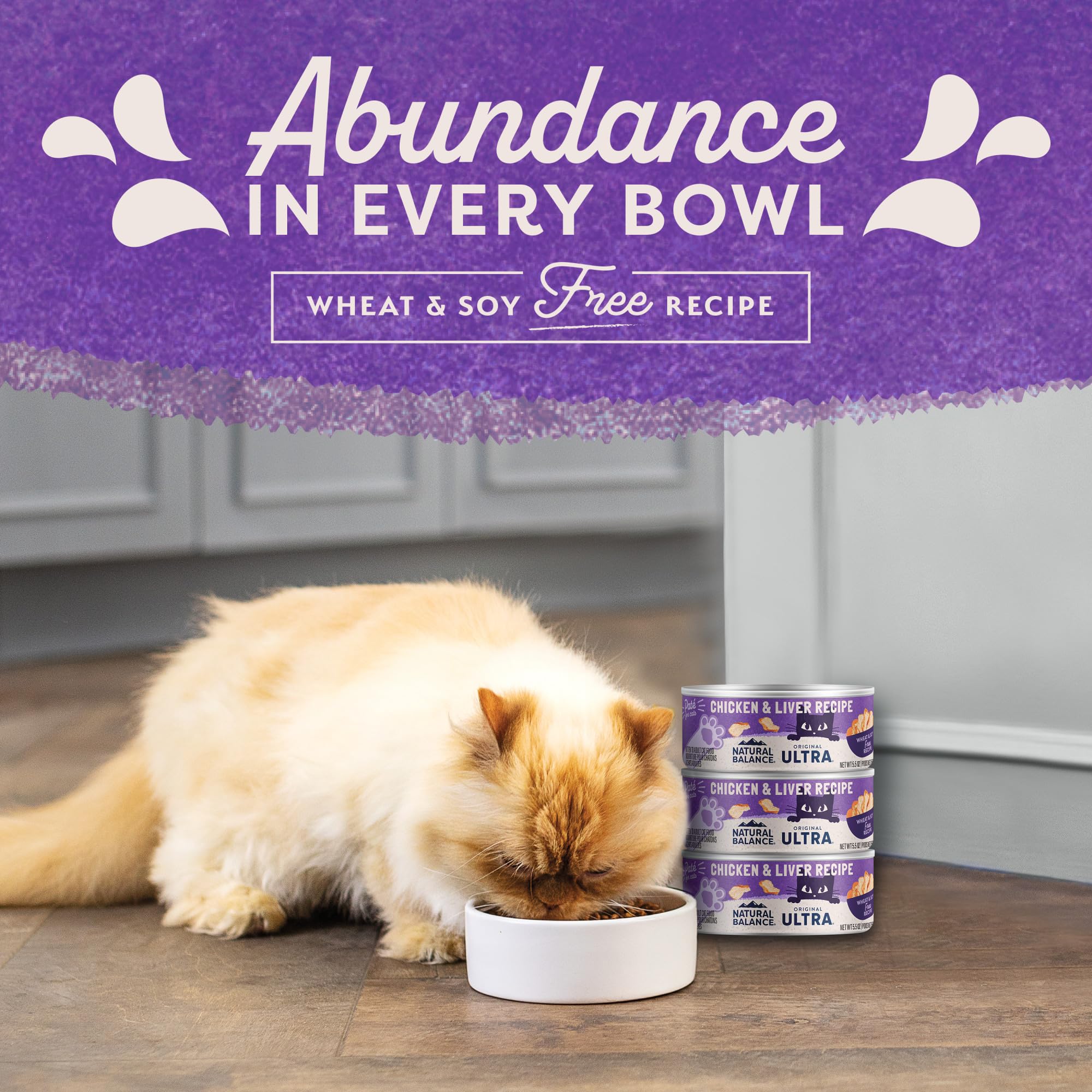Natural Balance Original Ultra para gatos, pack de 24 latas para conveniencia