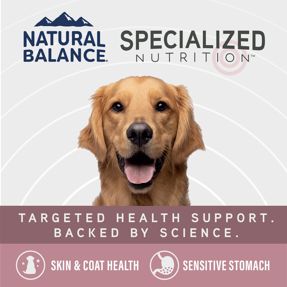 Natural Balance salmón rico en grasas saludables y omega para pelaje.