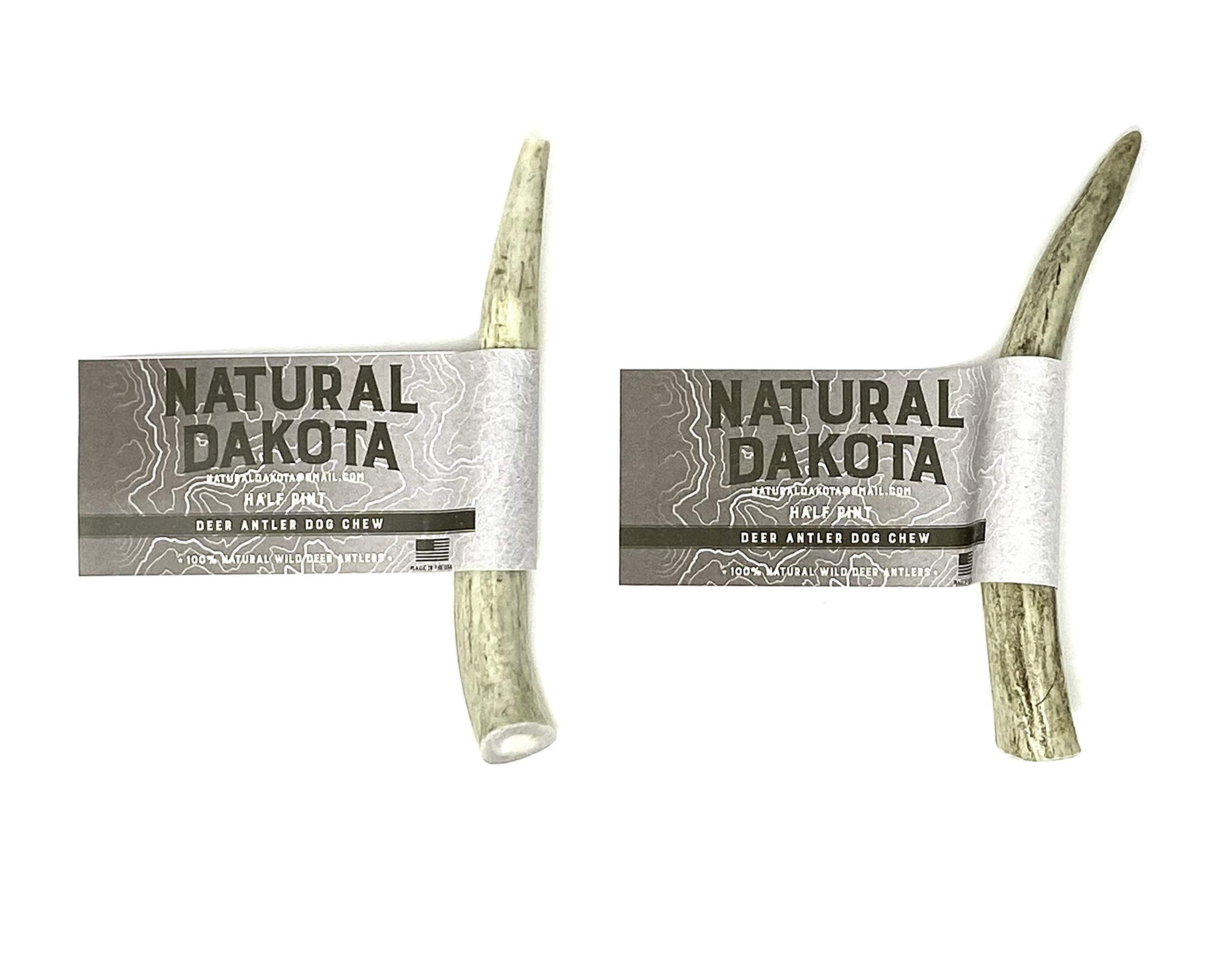Natural Dakota cuerno de ciervo, acabado satinado y lijado para seguridad.