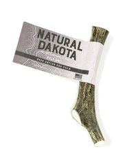 Natural Dakota mordedor de cuerno para perro pequeño, ideal para masticar de forma segura.