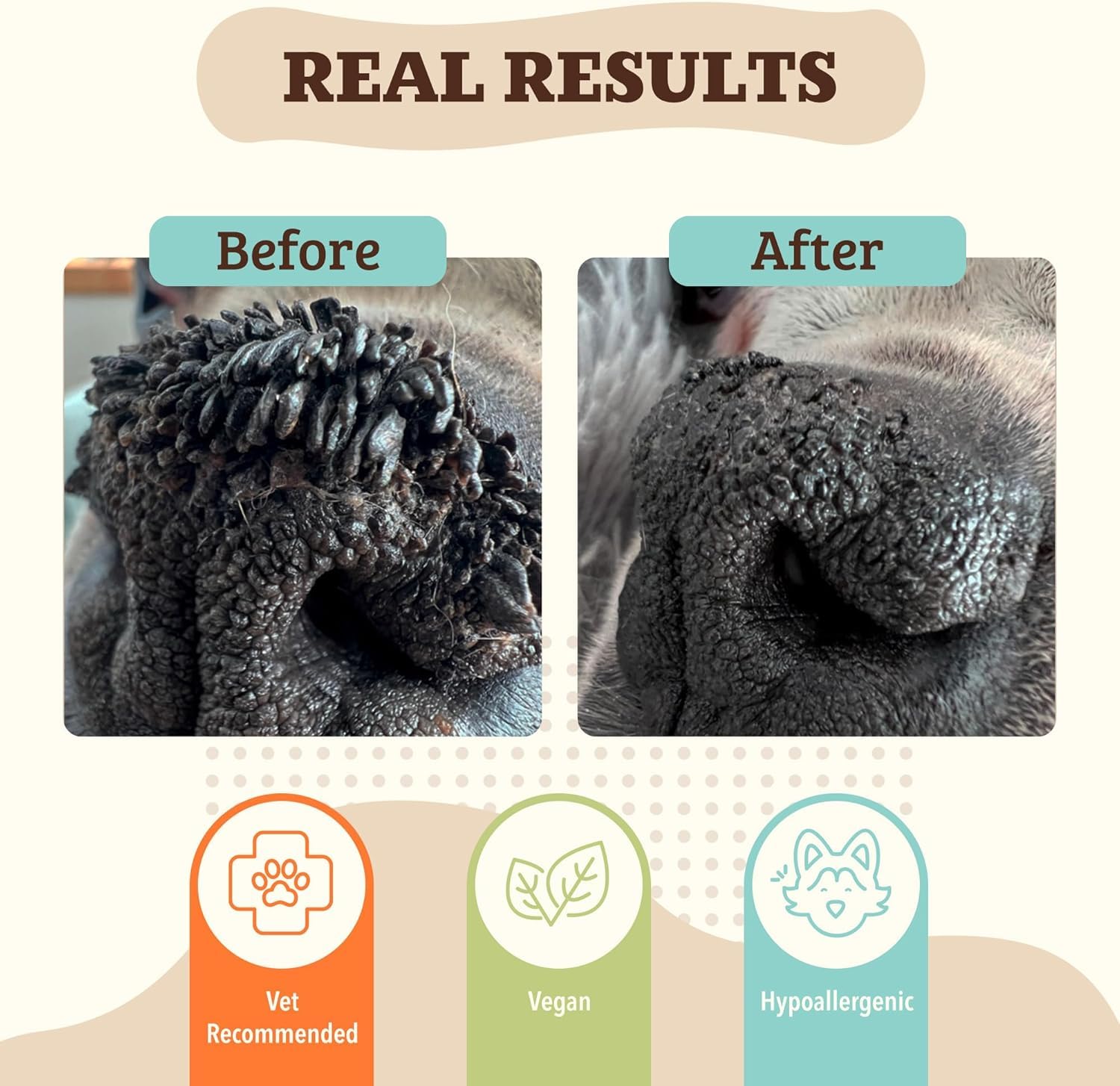 Natural Dog Co etiqueta-sostenible: envases reciclables y fórmula natural.