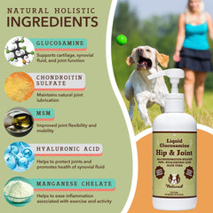 Natural Dog Company aceite de pescado para perros en botella, nutrición suave