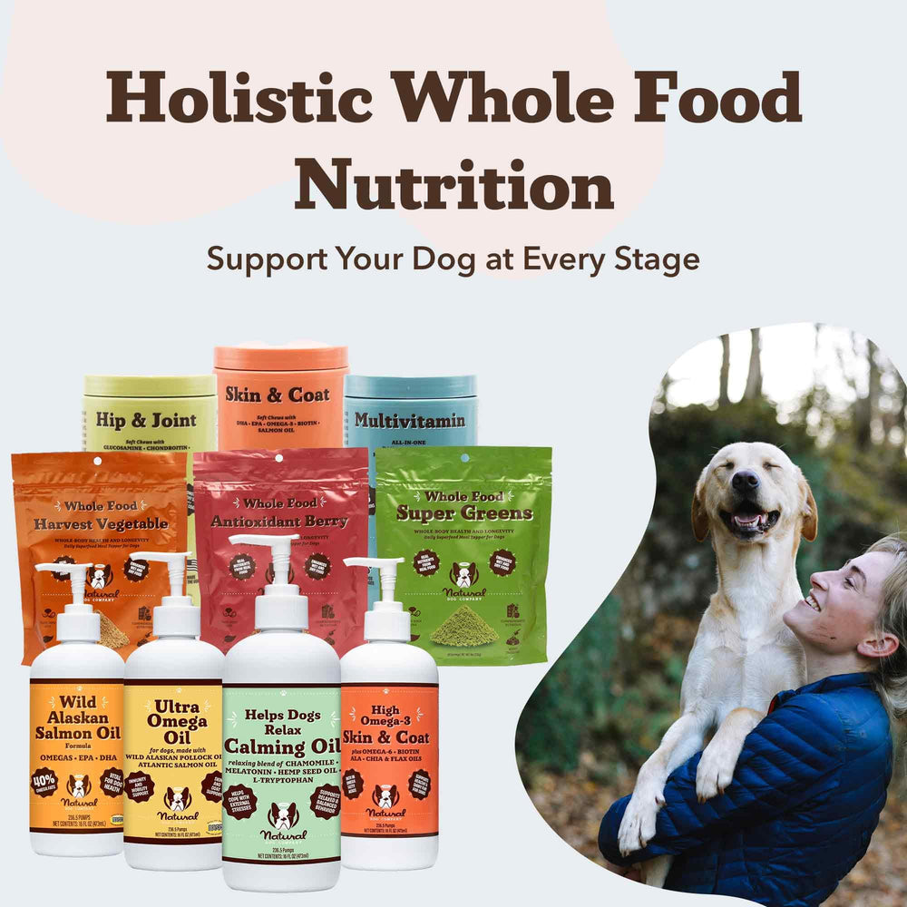 Natural Dog Company Calming Oil, uso diario para tranquilidad en casa.