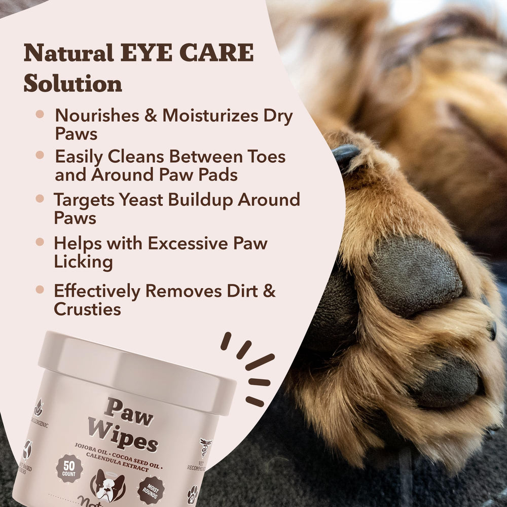 Natural Dog Company: limpieza-sin-agua-patas para uso diario sin complicaciones.