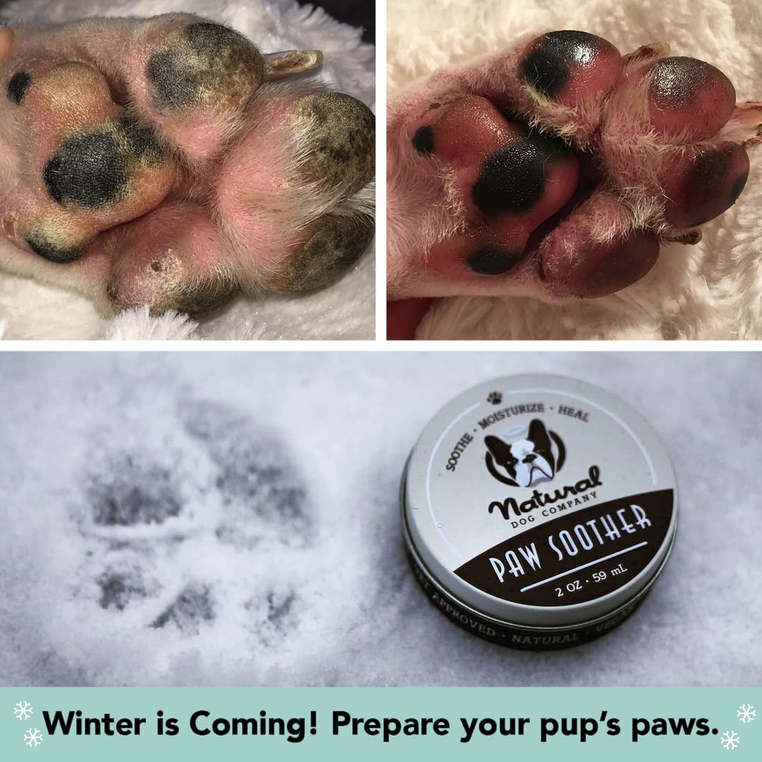 Natural Dog Company Paw Soother: parte de una rutina diaria de cuidado.