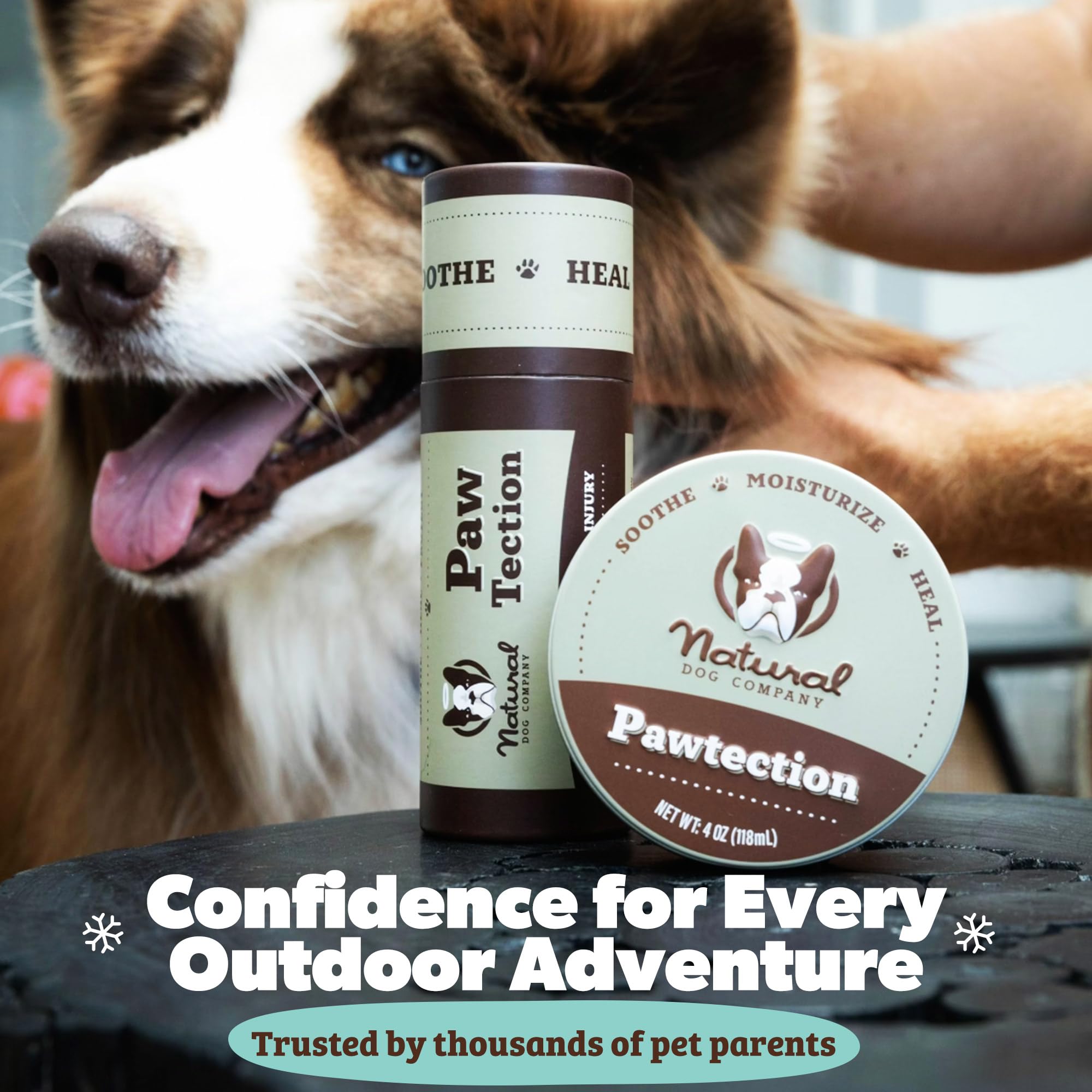 Natural Dog Company PawTection Balm: apto para todas las razas y tamaños