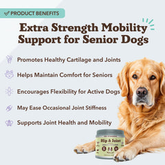 Natural Dog Company masticables para perro mayor activo, ideal para movilidad diaria.