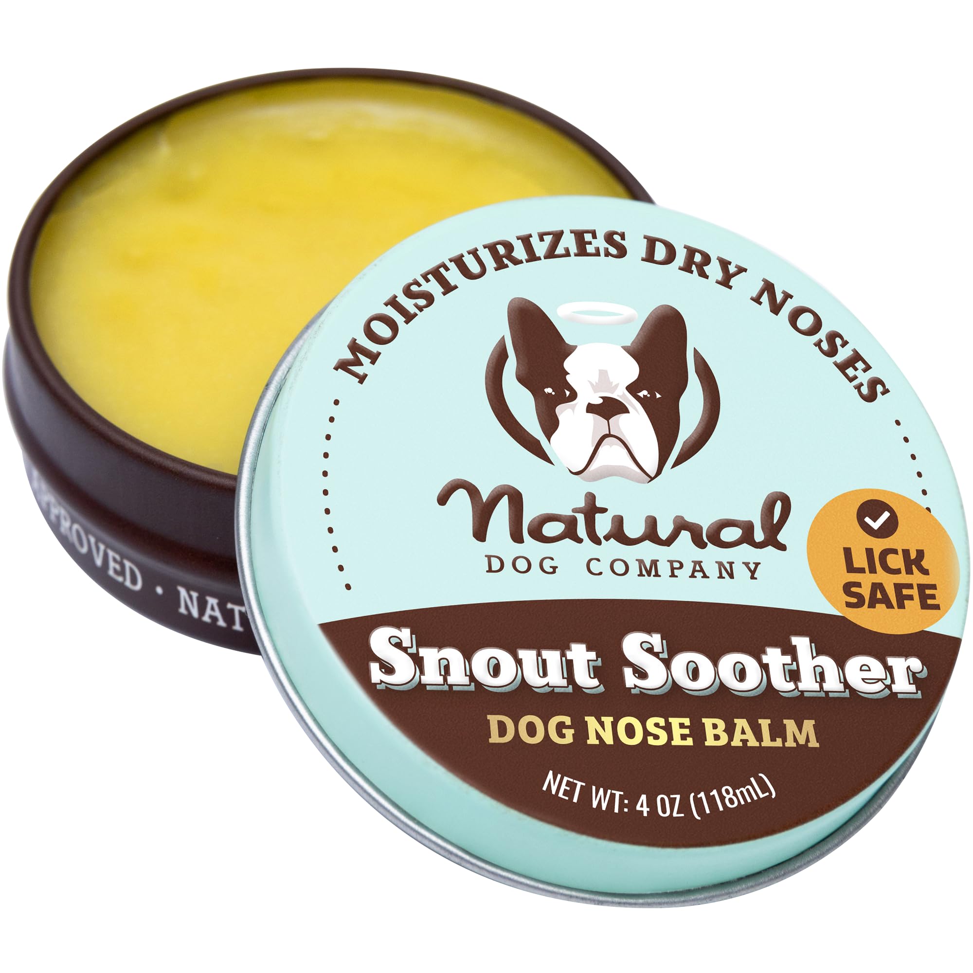 Natural Dog Company Snout Soother balsamo nariz perro protege contra el invierno.