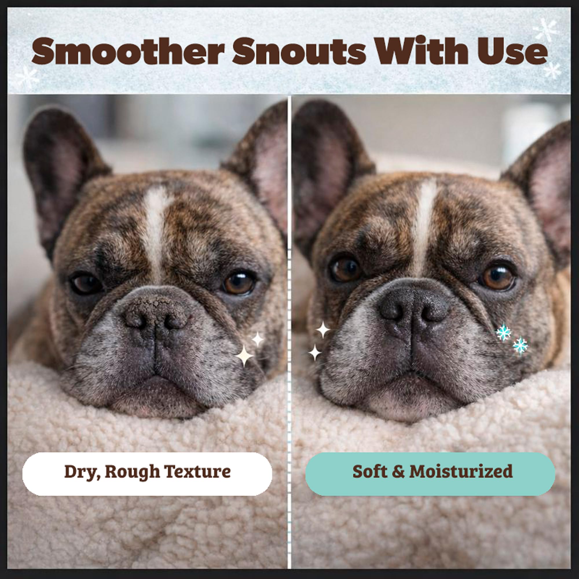 Natural Dog Company Snout Soother contiene coco y manteca para hidratacion.
