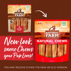 Natural Farm Bully Cheek Stick: textura masticable
