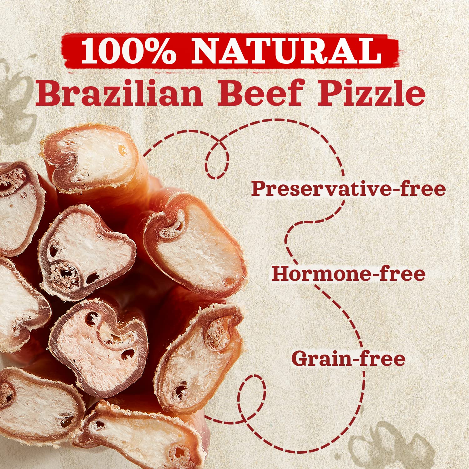 Cuidado dental durante la masticación con Natural Farm, suave para dientes y encías.