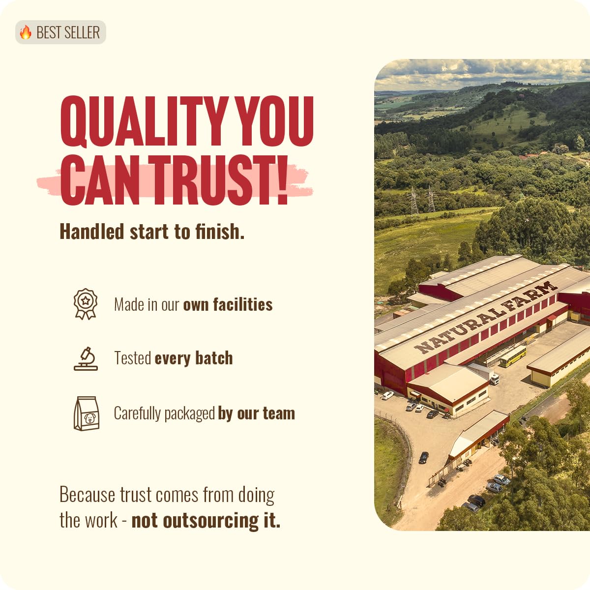 Natural Farm masticables-pizzle-res empaque-durable, viaje seguro.