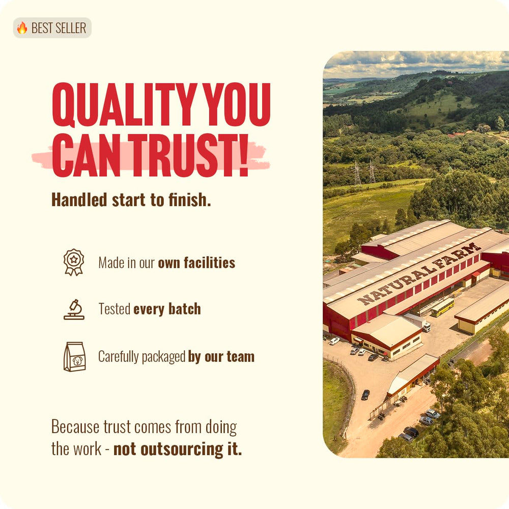 Natural Farm masticables-pizzle-res empaque-durable, viaje seguro.