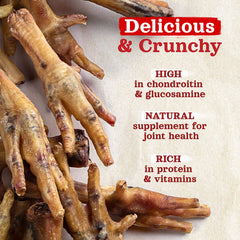 Natural Farm patitas de pollo, digestión fácil y sin uñas
