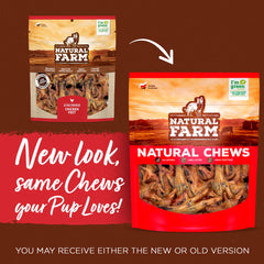 Natural Farm patitas de pollo secadas al aire, sin aditivos