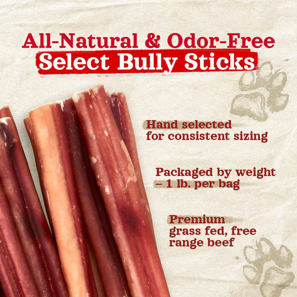 Natural Farm Proteína Alta Bully Sticks: olor nulo, 100% res