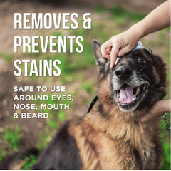 Natural Rapport, aplicación de gotas, ayuda a mantener ojos más limpios en perros.