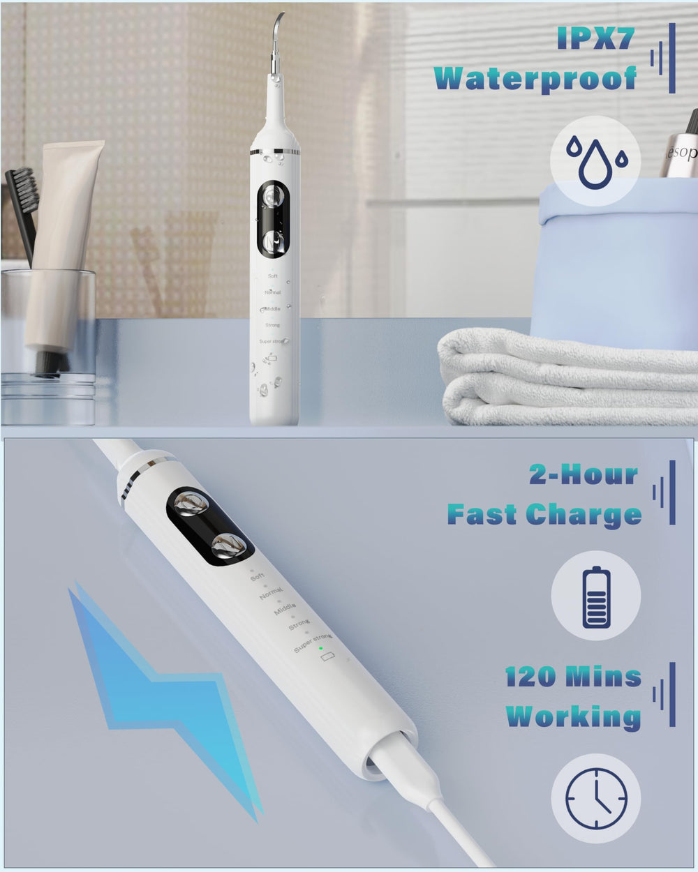 Nature Nerds rasador dental en forma de pala para higiene en casa