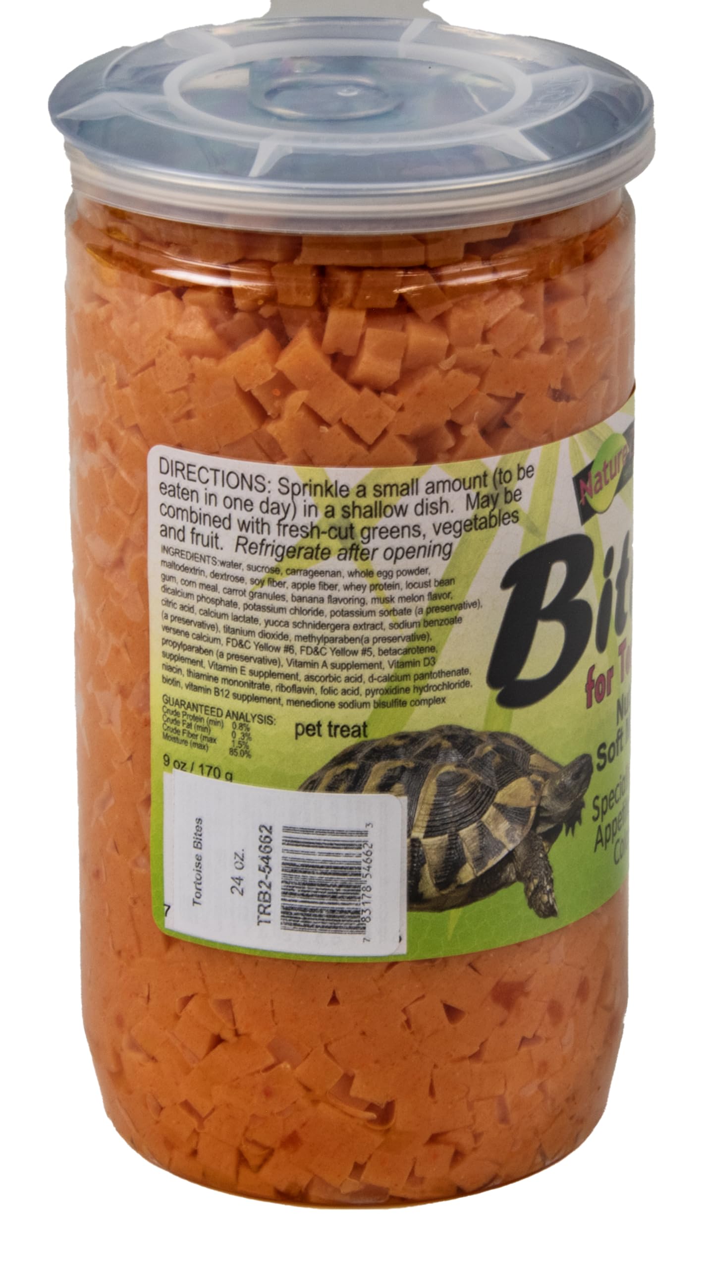 Nature Zone Snz54661, tortuga disfrutando de melón aromático con fórmula equilibrada.