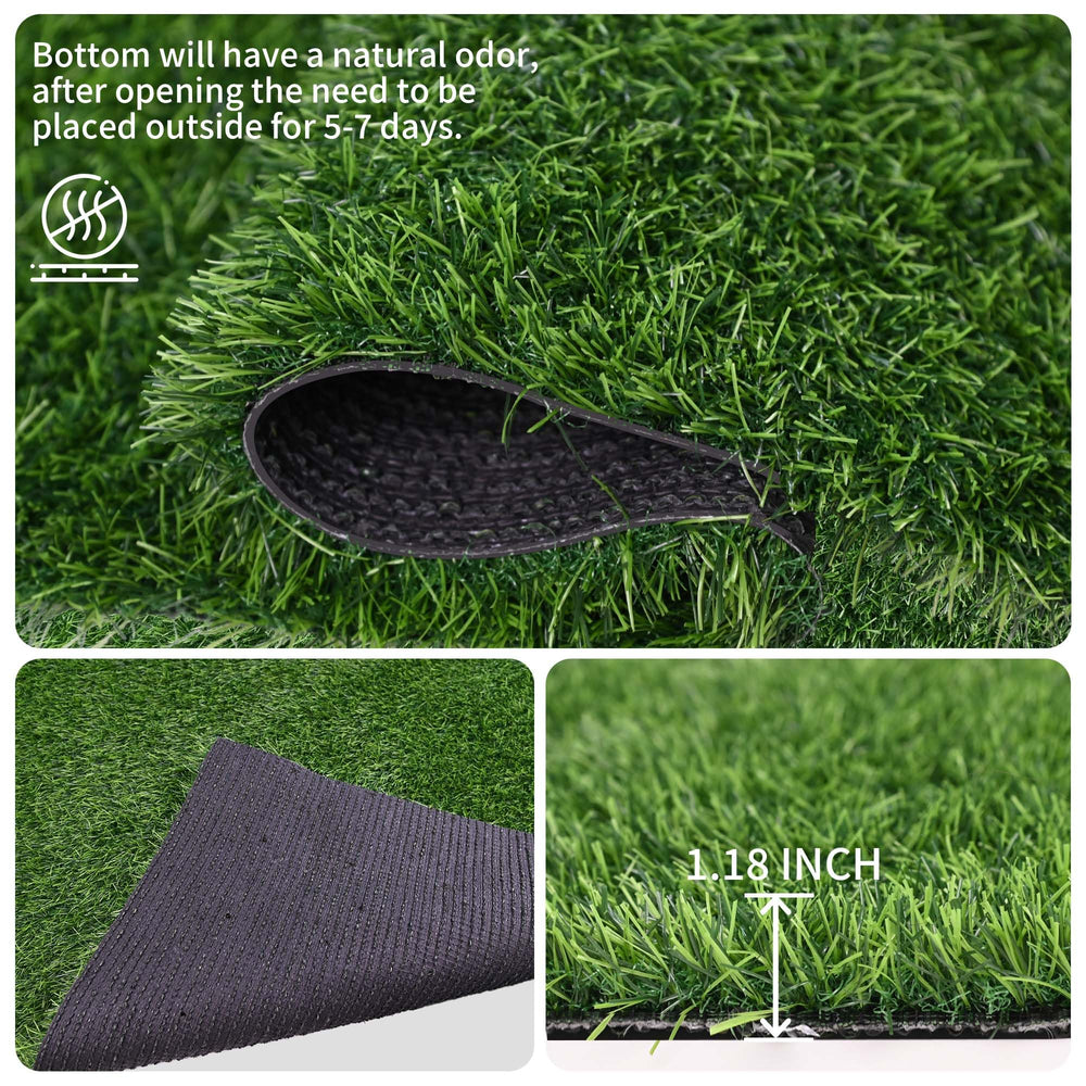 Naturei alfombra cesped artificial para interior y exterior resistente a la intemperie