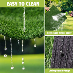 Naturei cesped artificial para entrenamiento de perros 48x36, drenaje eficiente