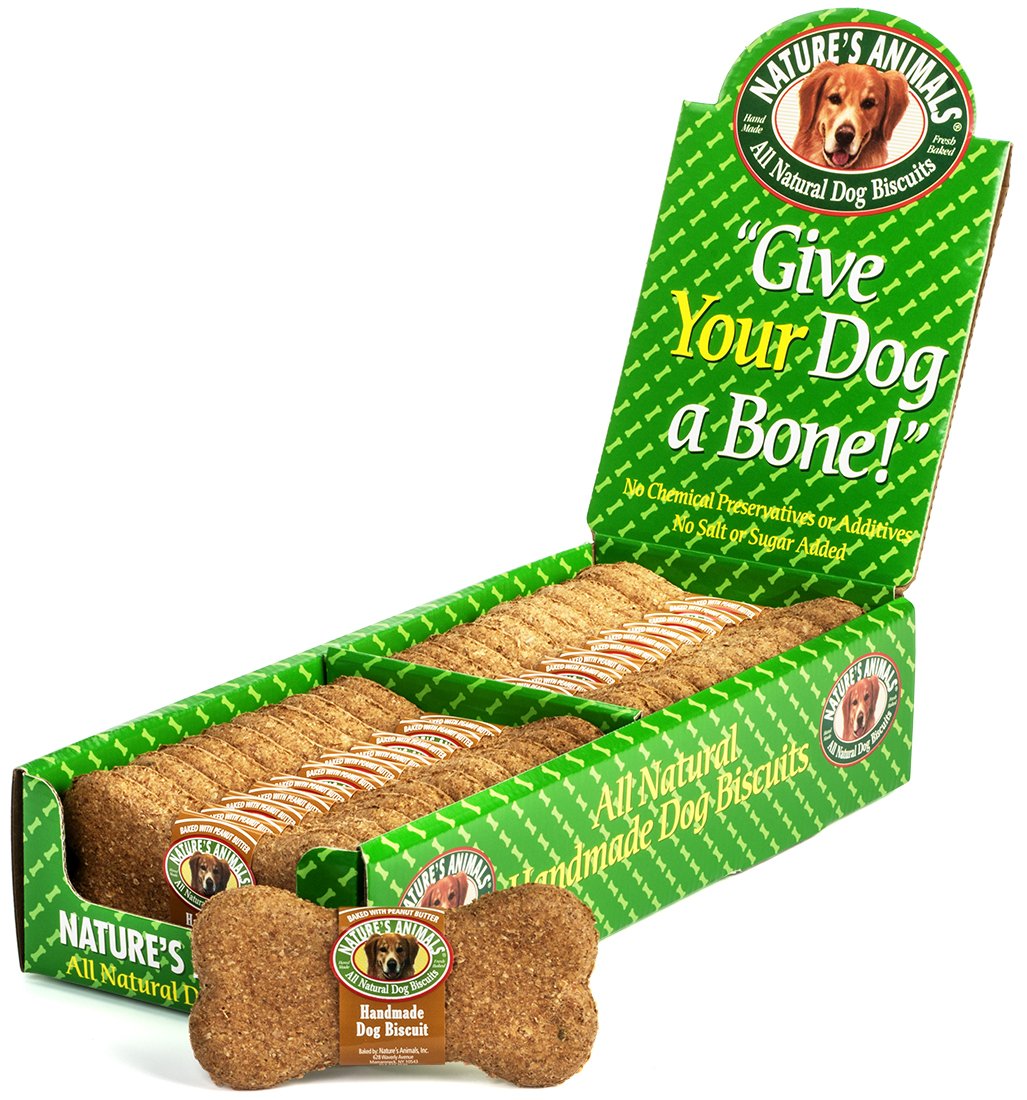 Nature's Animals galletas crujientes con receta humana para perros.