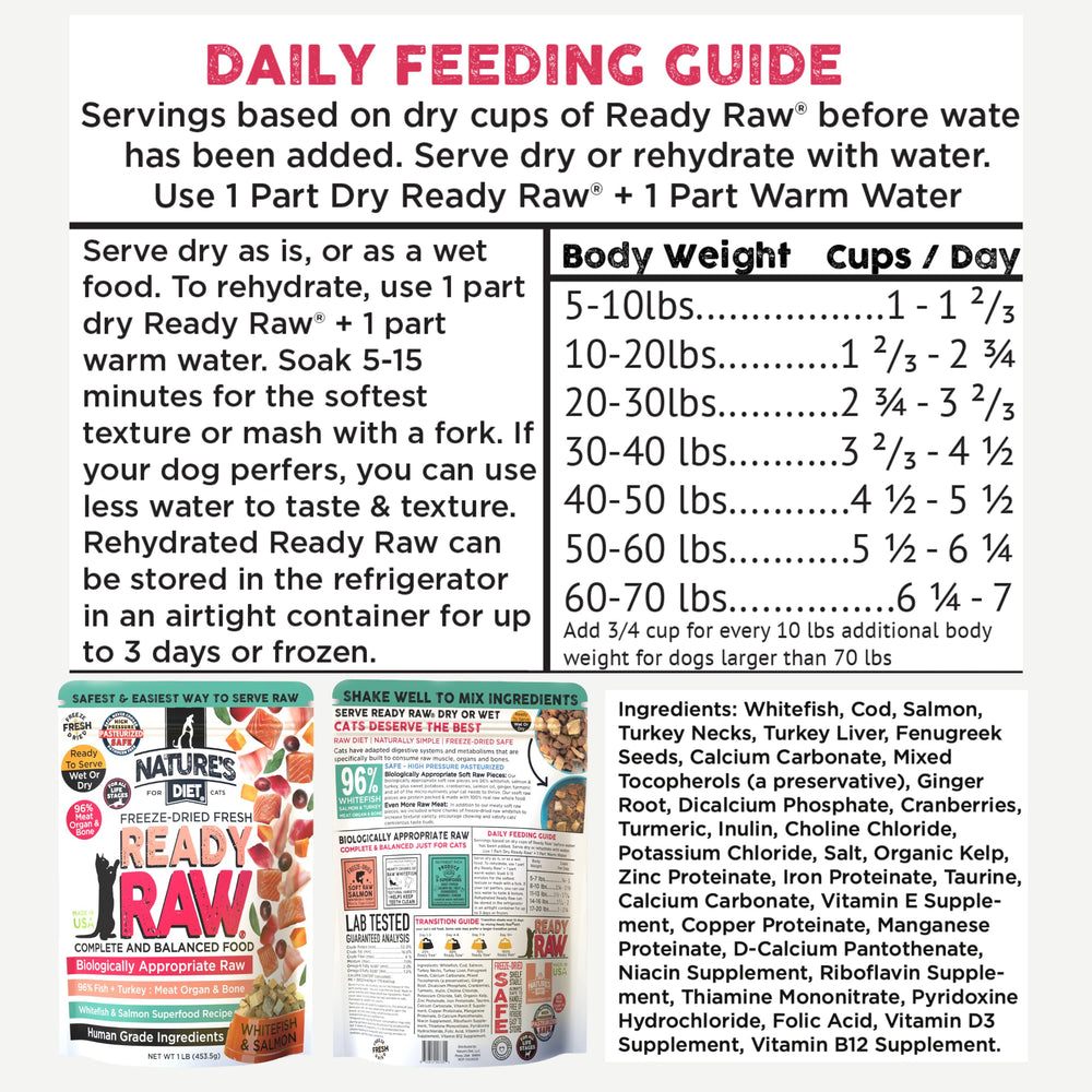 Nature's Diet Ready Raw: ideal para alimentar con texturas variadas.