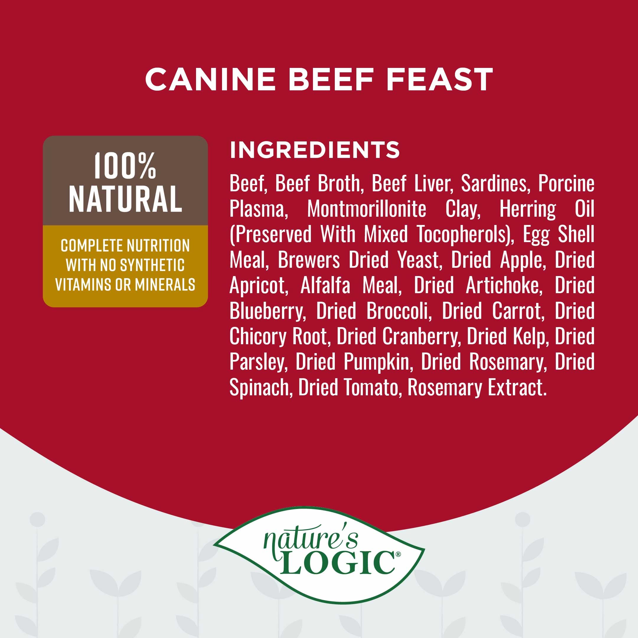 Nature's Logic, ingredientes naturales y de alta calidad para perros