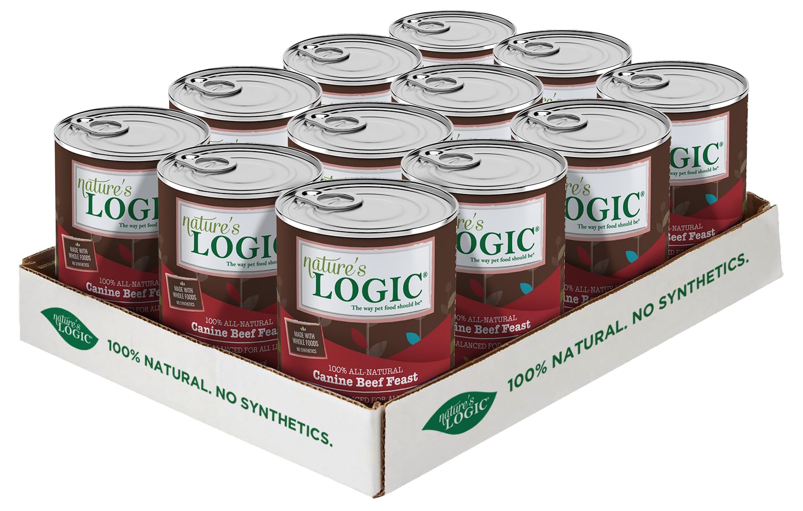 Nature's Logic: lata de res sin granos, opción proteica para perros
