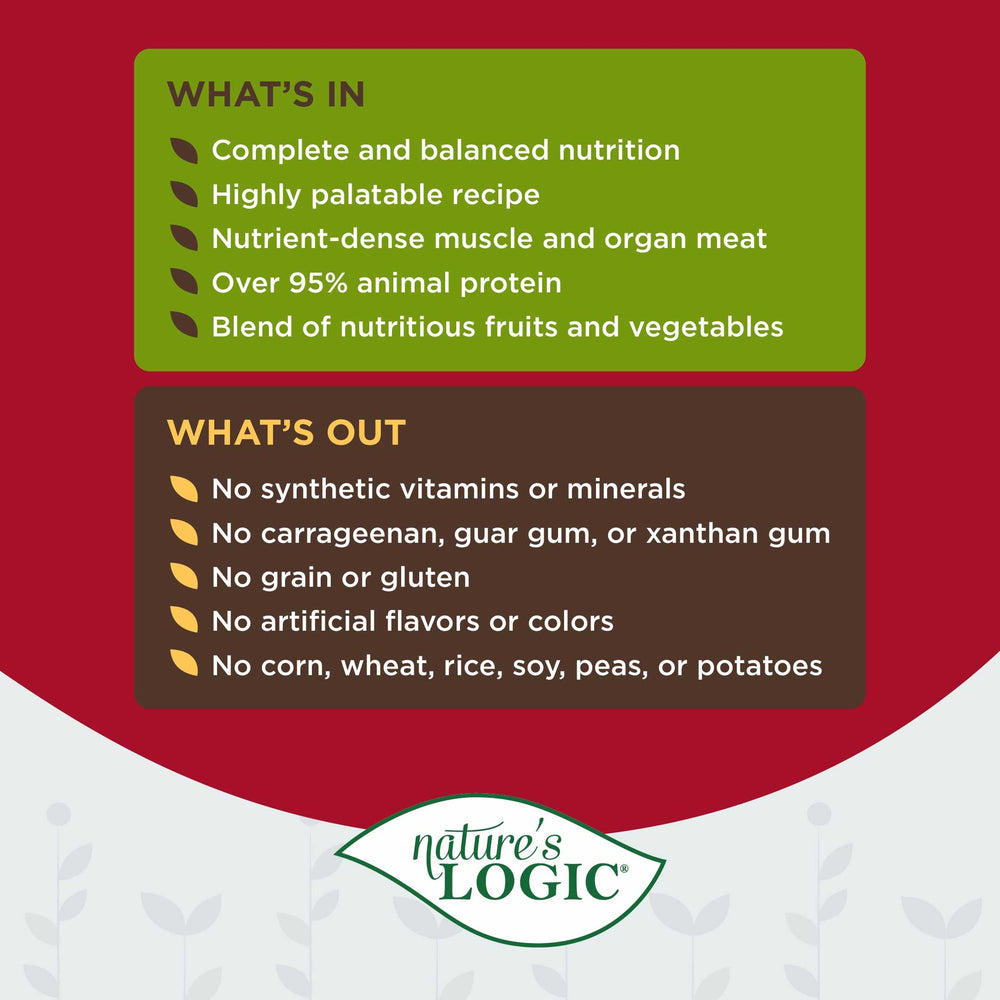 Nature's Logic complemento para croquetas mejora sabor