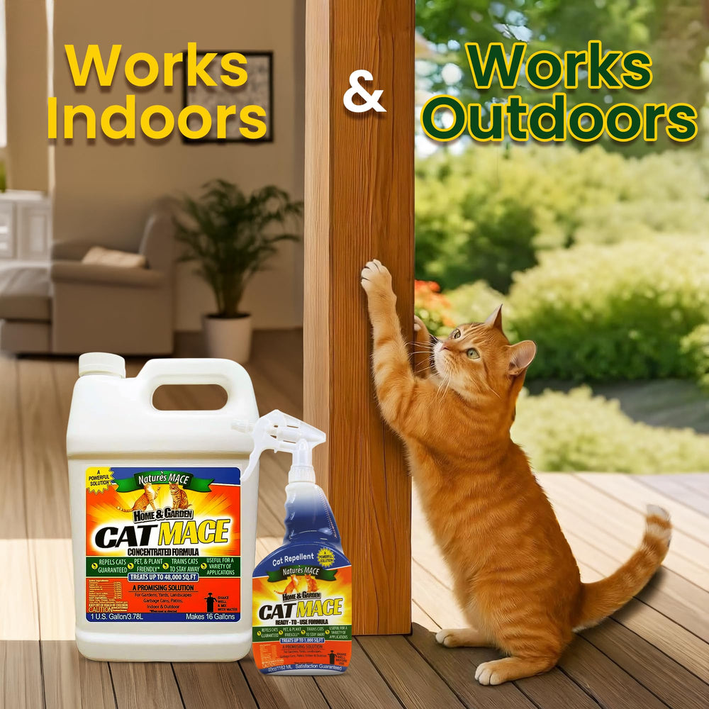 Uso práctico en jardines y patios para mantener zonas libres de gatos.
