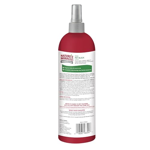 Aplicación en muebles con Nature's Miracle Advanced Platinum para delimitar zonas.