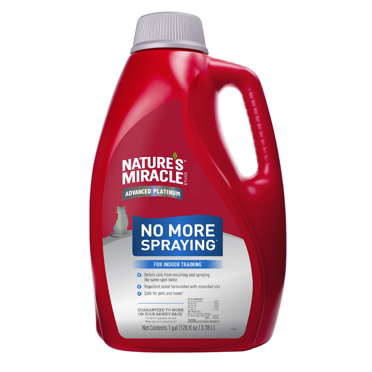 Nature’s Miracle Advanced Platinum No More Spraying: botella para disuadir rociado felino