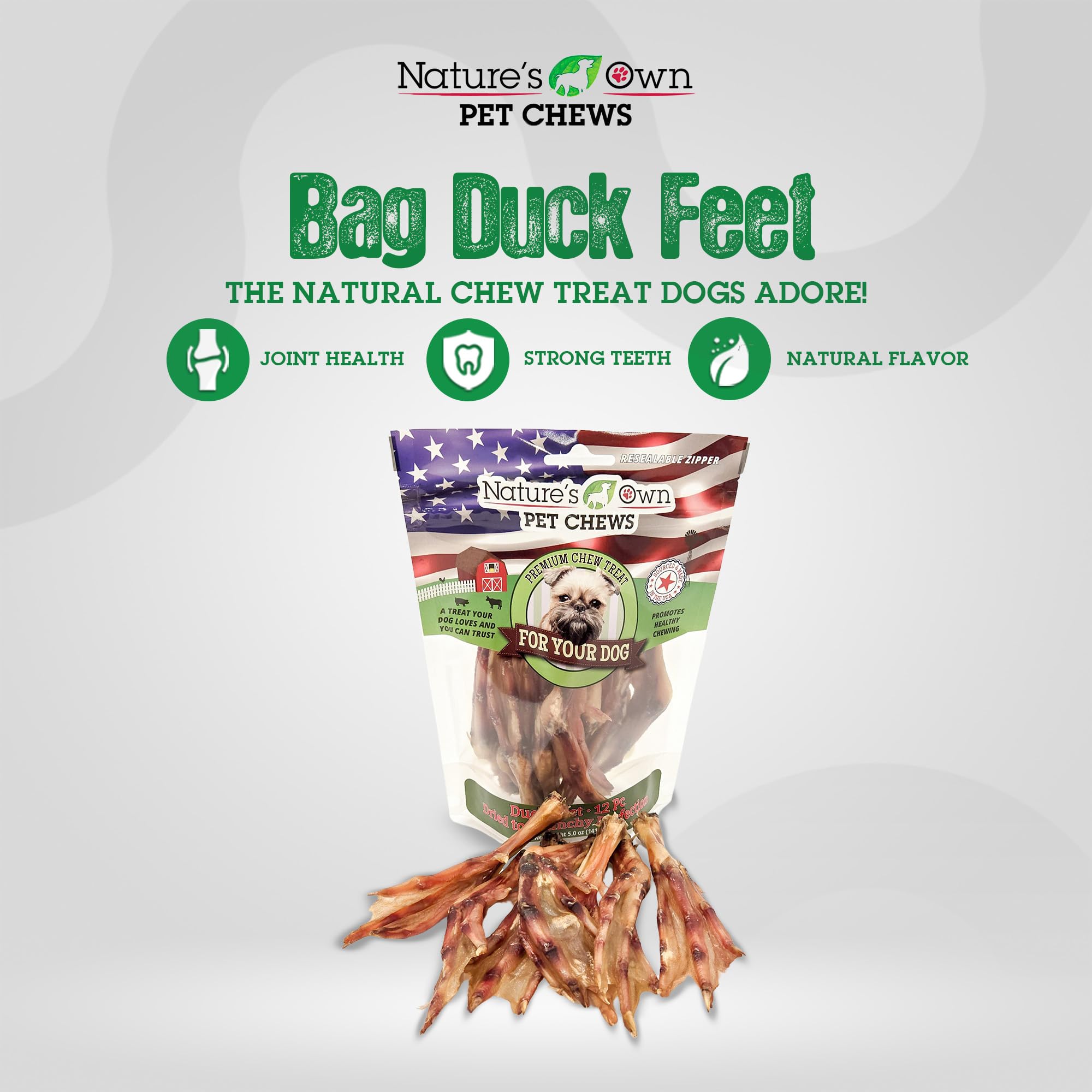 Nature's Own Pet Chews empaque de 12 piezas para perros