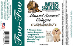 Nature's Specialties Almond Essence, rociado suave para acabado de cuidado del pelaje.
