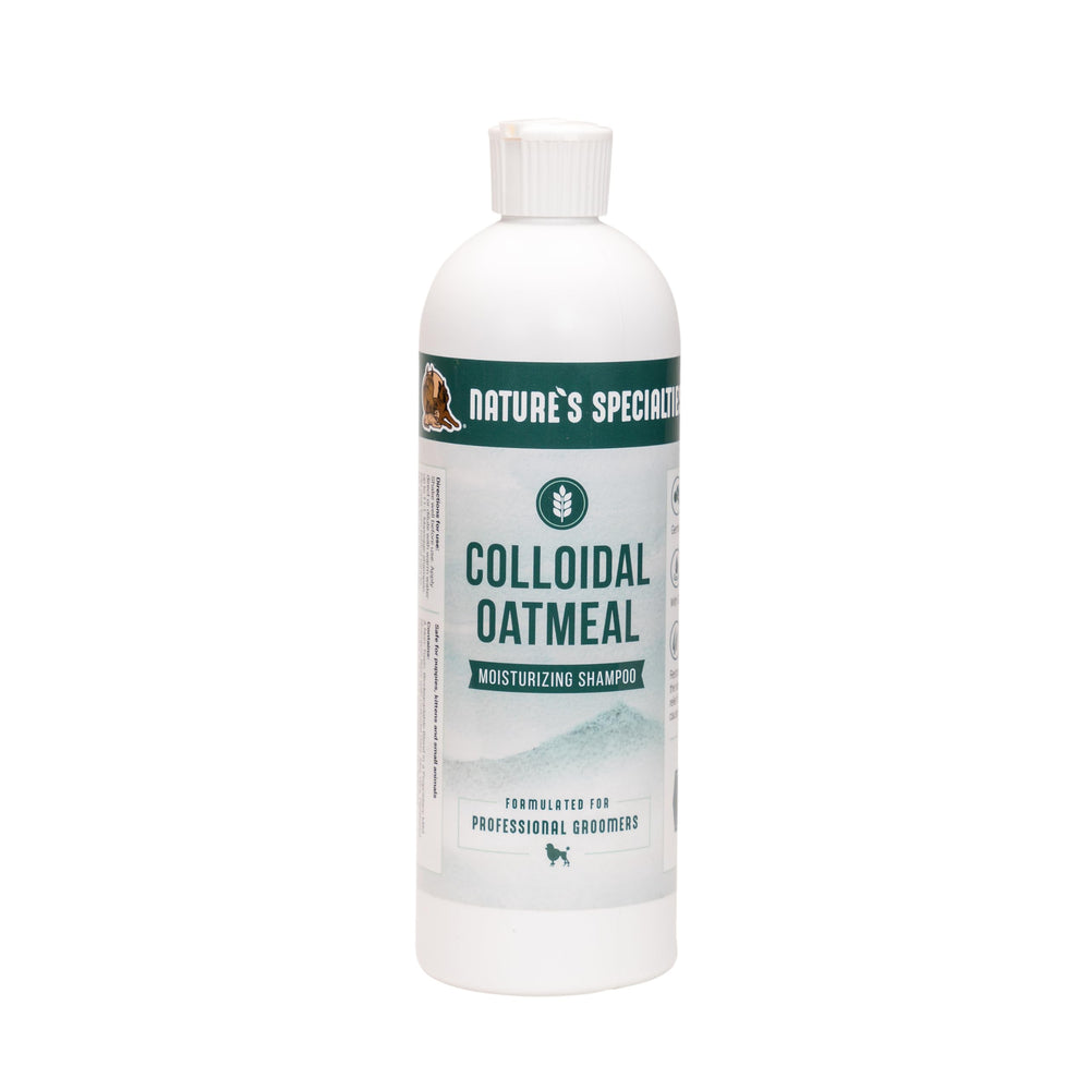 Nature's Specialties Champú avena coloidal concentrado para perros, listo para diluir y usar