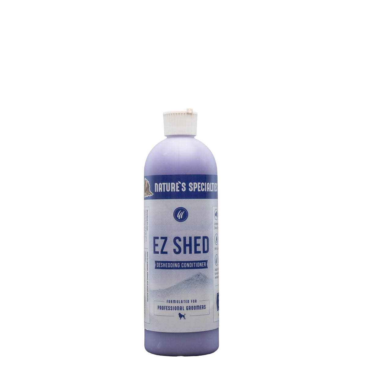 Nature's Specialties EZ Shed: botella de acondicionador ultra concentrado para uso profesional.