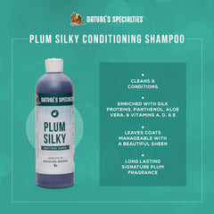 Nature's Specialties Plum Silky: dilución con agua tibia para lavado diario