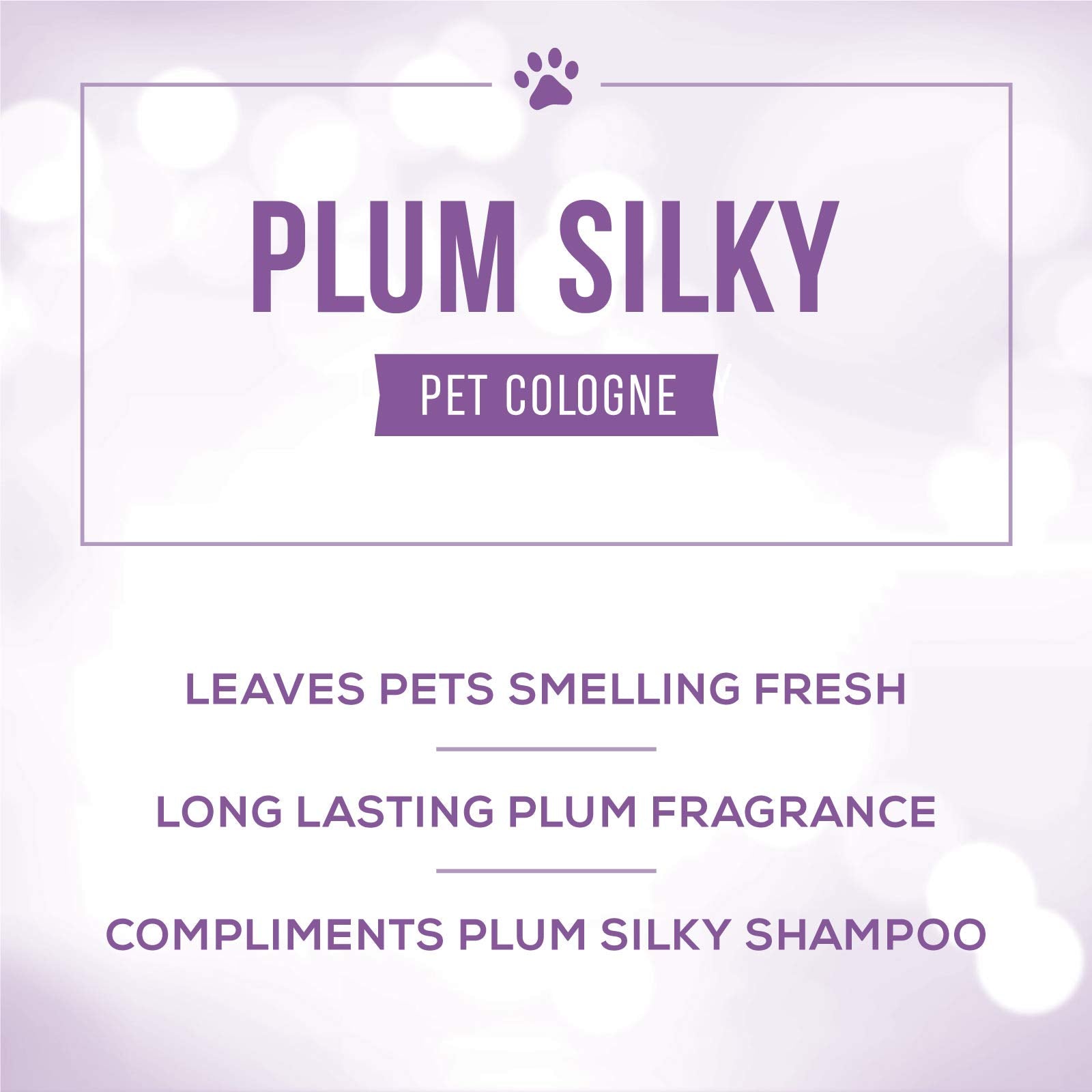 Nature's Specialties Plum Silky: rociador para acabado perfumado en grooming.