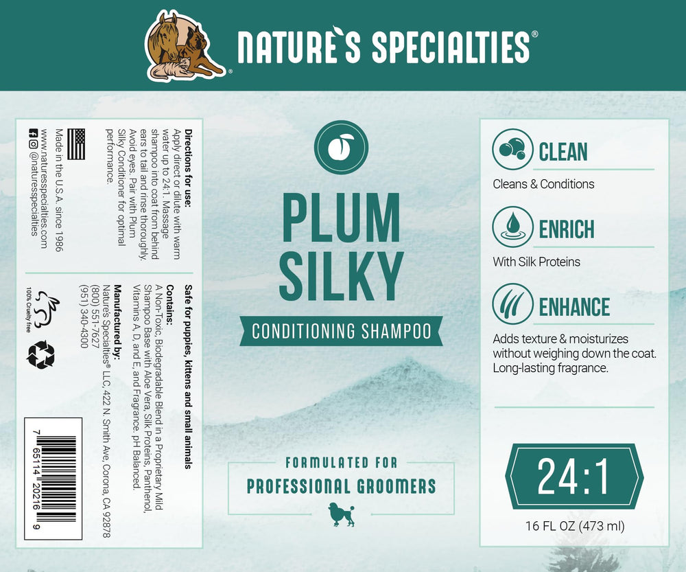 Nature's Specialties Plum Silky: proteínas de seda para textura sedosa