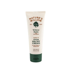 Nature's Willow Itch Relief Lotion en su envase, alivia suavemente la irritación de la piel.