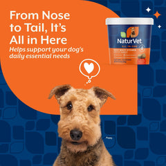 NaturVet All-in-One con glucosamina y condroitina, soporte articular para mayor comodidad
