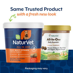 NaturVet All-in-One masticables suaves, sabor agradable para apoyo general y movilidad diaria