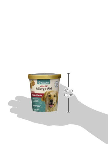NaturVet Aller-911 omega DHA EPA, favorece la salud general de tu mascota.